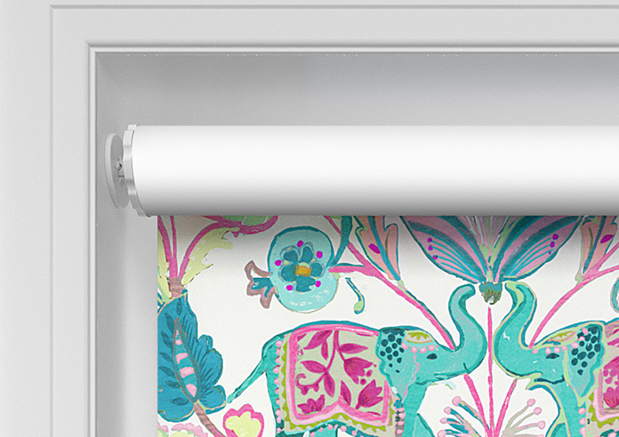 Bangalore, Turquoise - Twist&Fit Roller Blind - Image 10